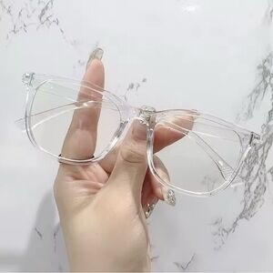 Transparent Frame Men's Glasses